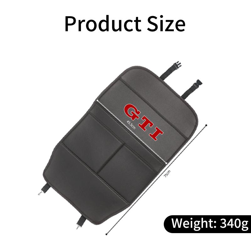 PIG1 Car Seat Anti Kick Protective Mat Leather Full Cover Storage Bag For Volkswagen VW Tiguan CC Jetta Polo Golf Passat Scirocco