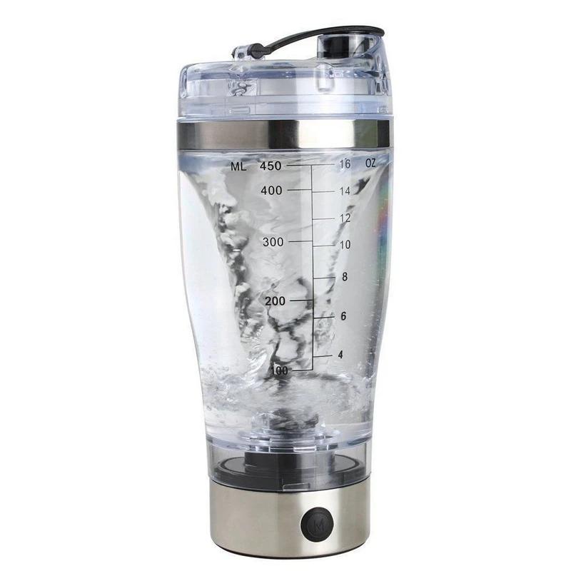 1 Stück Elektrischer Mischbecher Tragbare Proteinpulver Shakerflasche Mixerflasche Proteinshaker Proteinbecher Shaker Fitness-Tools