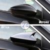 For Mazda3 Mazda 3 axela    carbon fiber Car Rear-view Mirror Covers Shell Rearview Mirror Edge Guards Cover