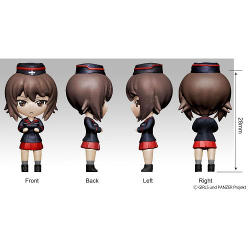 PLATZ Girls & Panzer 1/64 RC Battle Tank Series Tiger I Kuromorimine Girls' Academy Electric Radio Control GPRC-2