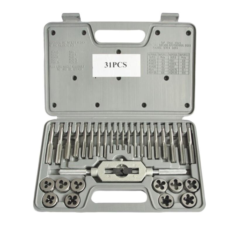 Метрический набор метчиков и плашек Shengda Tools