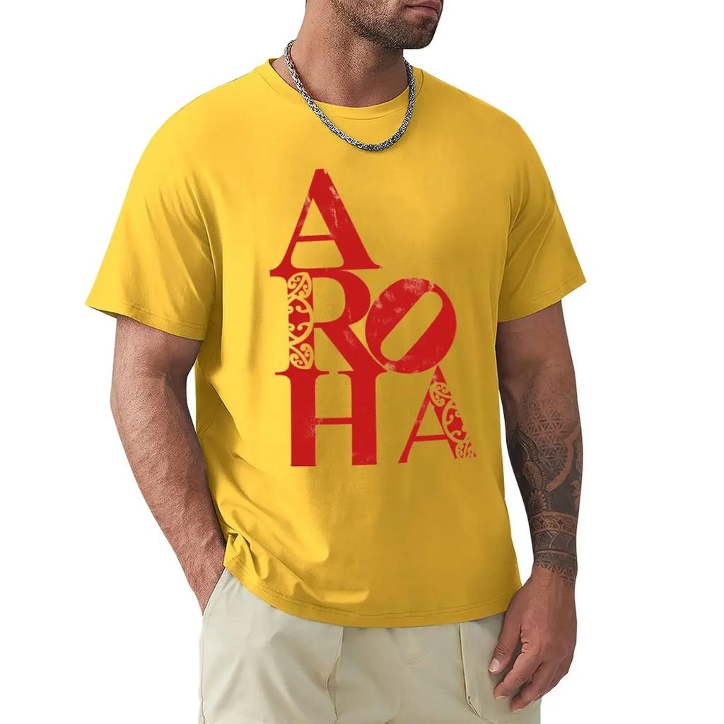 Aroha (love for the people) TShirt hippie clothes vintage anime tshirt anime figures big and tall t shirts for Unisex