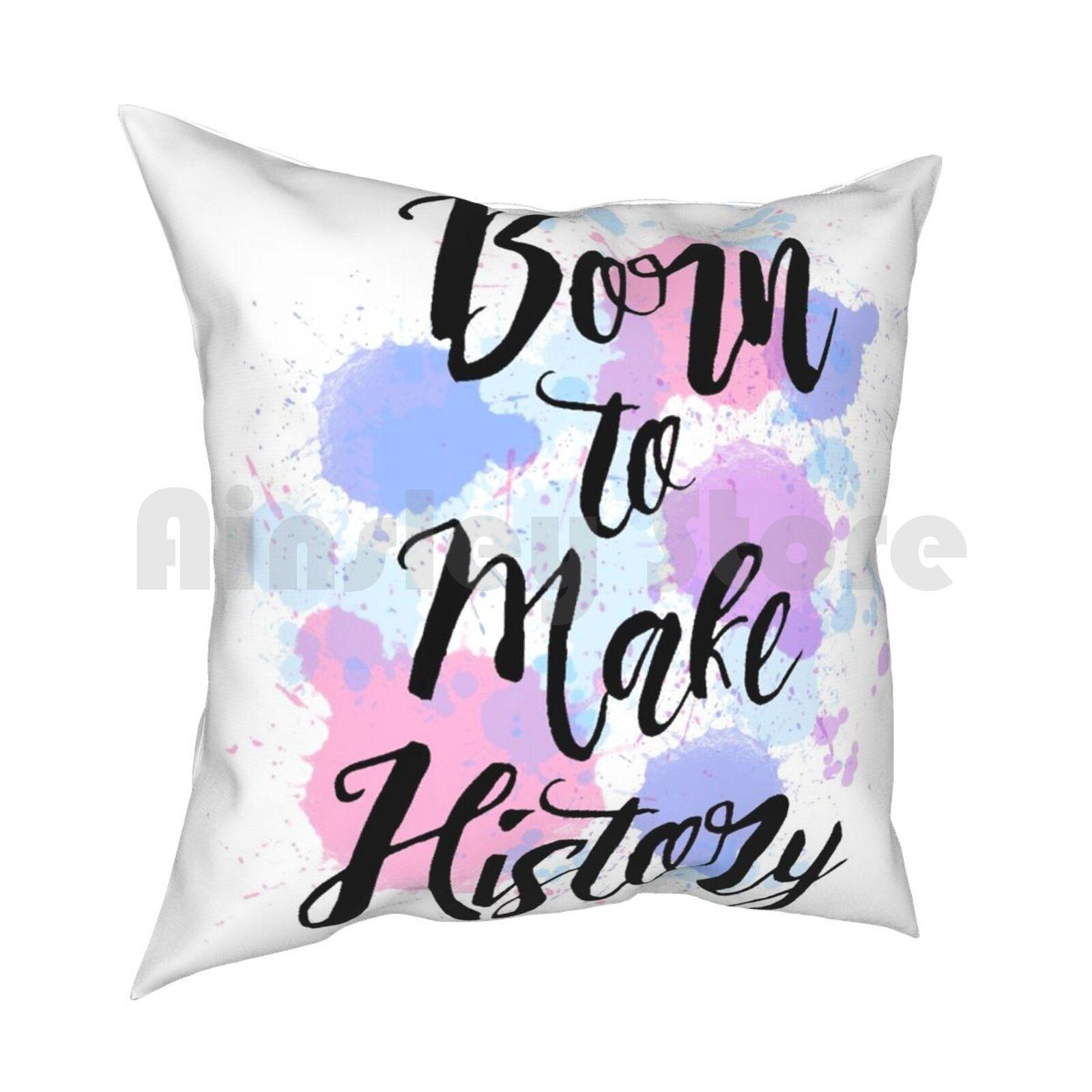 Born To Make History Pillow Case Printed Home Soft Throw Pillow Born To Make History On Ice Yoi Yuuri Kastuki Viktor 30x30cm 12x12in