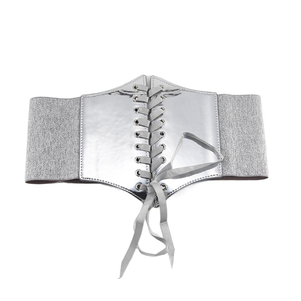 PU Leather Wide Belt Retro Waist Strap Versatile Waist Belt for Women