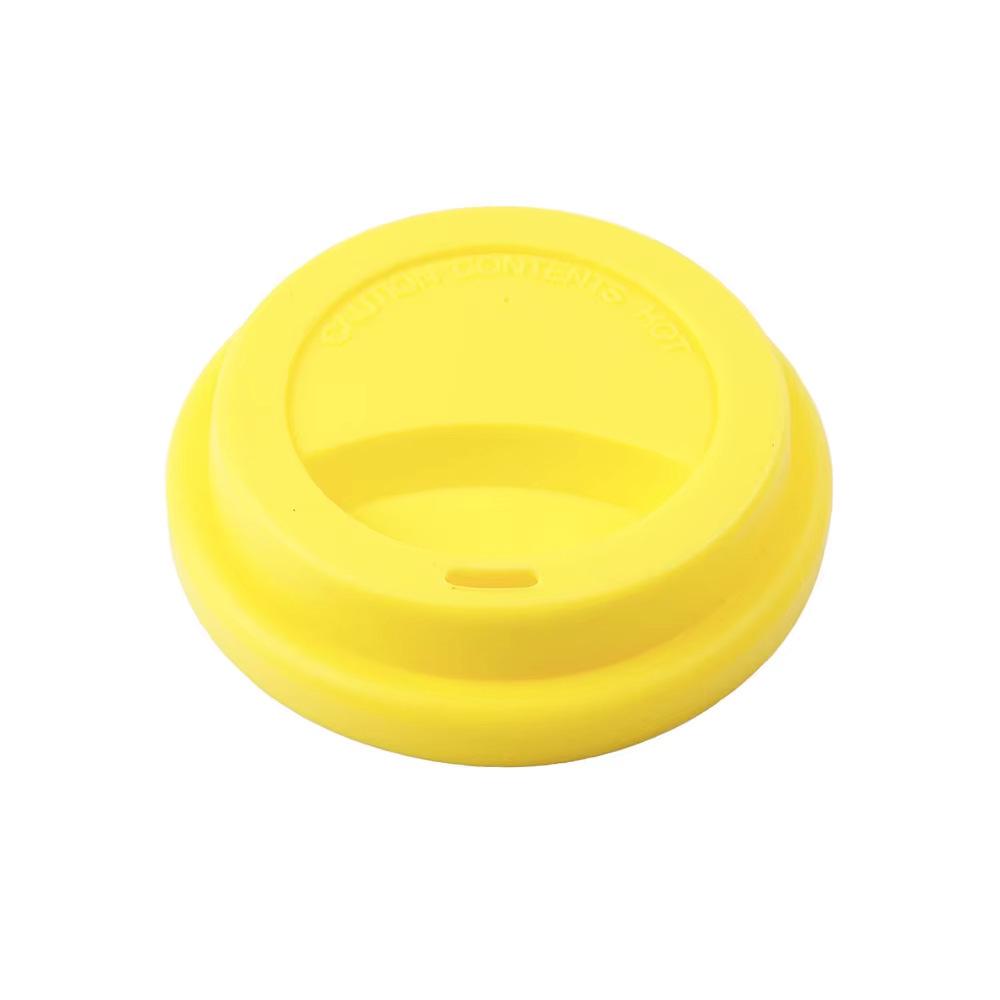 9/9.5cm Dustproof Leakproof Silicone Cup Lid, Healthy Round Cover for Mugs