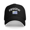 Casquettes de Baseball de Camping Drapeau Uruguayen Femmes Chapeau de Soleil de Plage Haut de Gamme Homme Casquette à Visière