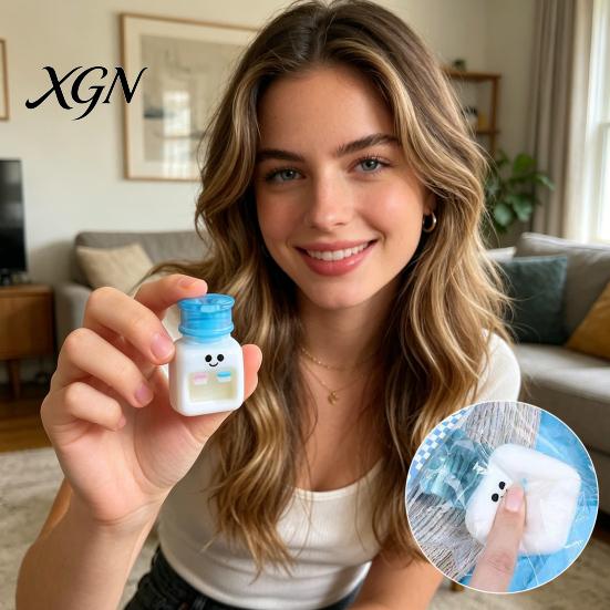 Stress Massage Ball Mini Water Dispenser Slow-Rising Squeeze Toy Soft TPR Fidget for Relief Cute Muddy Texture Decompression Gadget Kids Adults