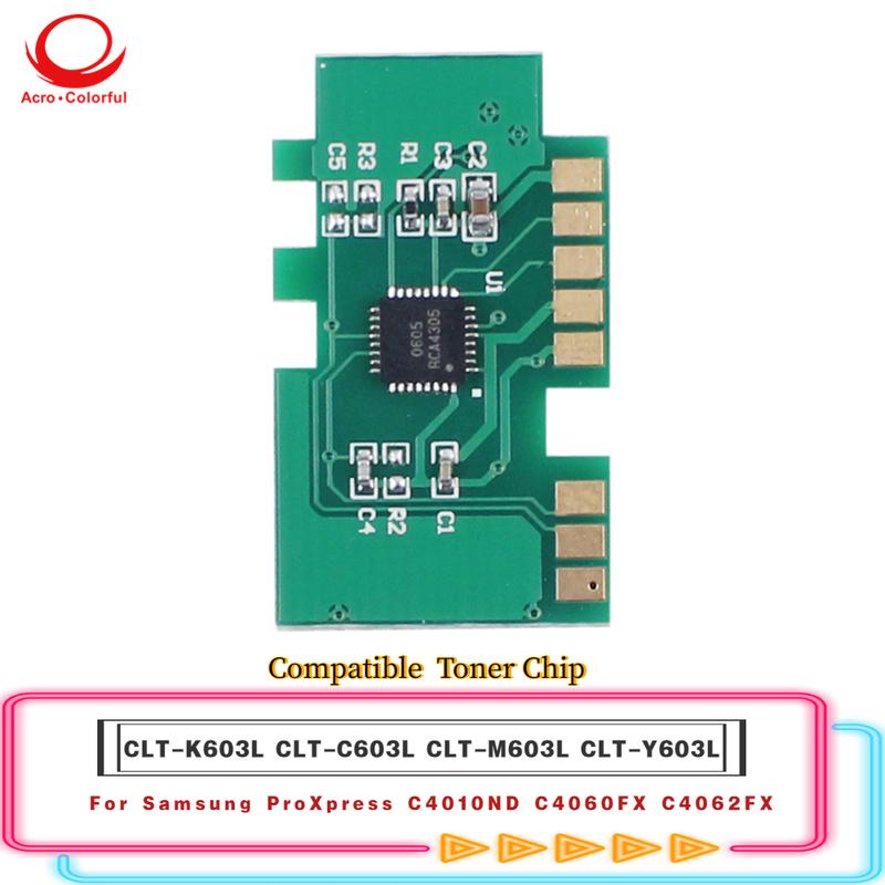 CLT-K603L Toner Chip for Samsung ProXpress C4010ND C4060FX C4062FX Laser Printer Toner Cartridge New Firmware Version