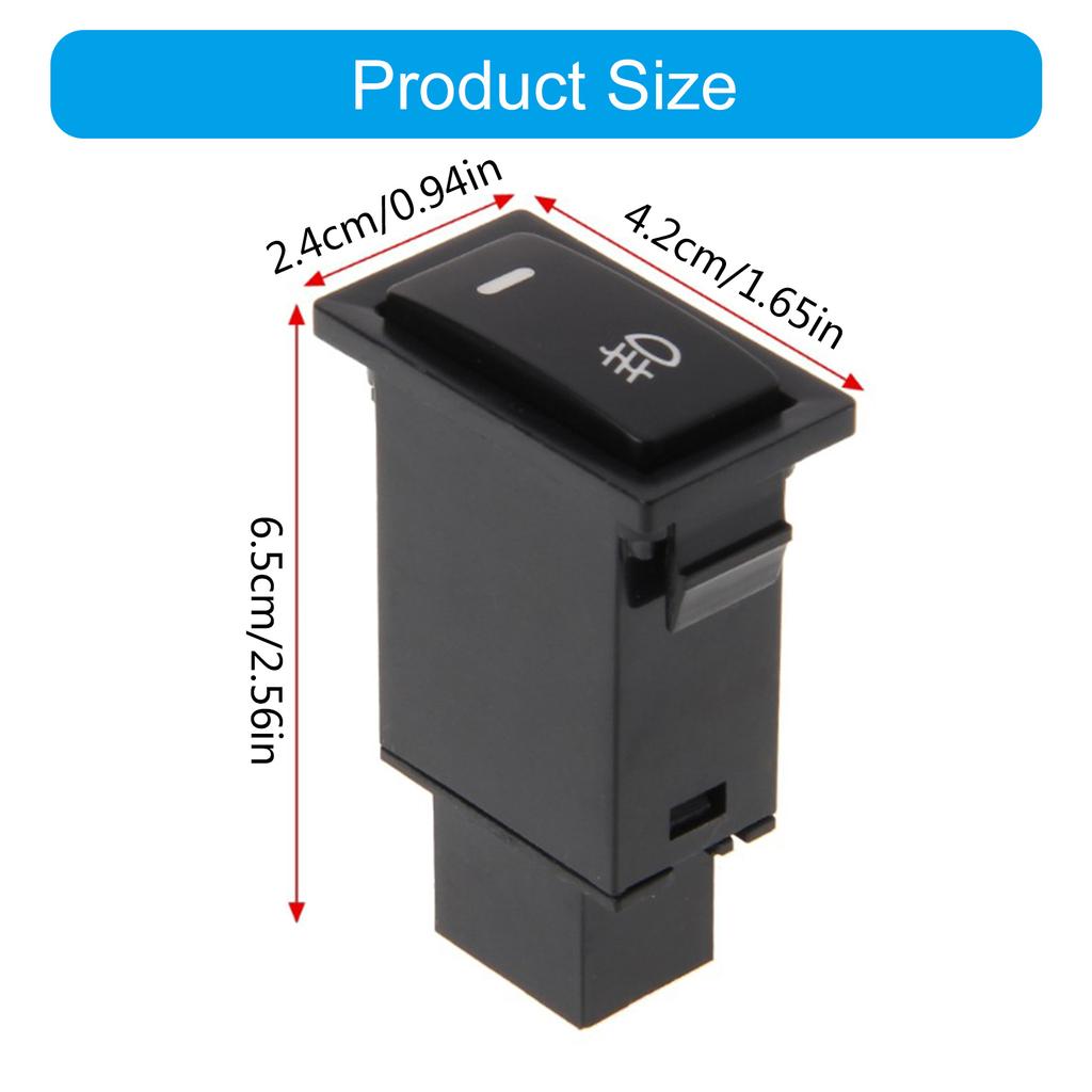 Car LED Fog Light On/Off Switch Wiring Harness Relay Kit 12V Universal Auto Replacement Fog Light Switch Harness Kit