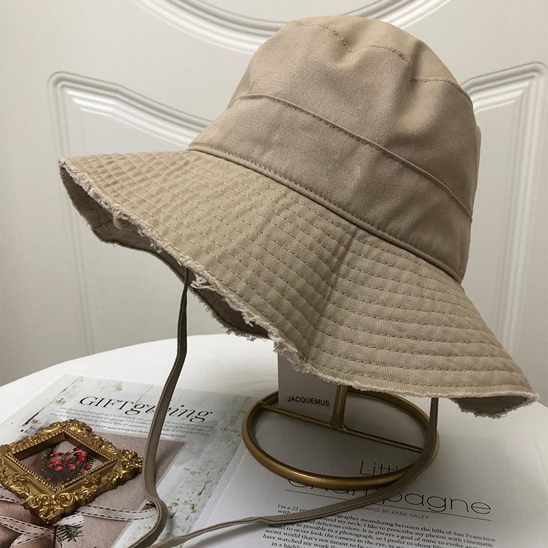 Hairy fisherman hat women's summer style sun shading spring and autumn new travel sun hat beach sun protection