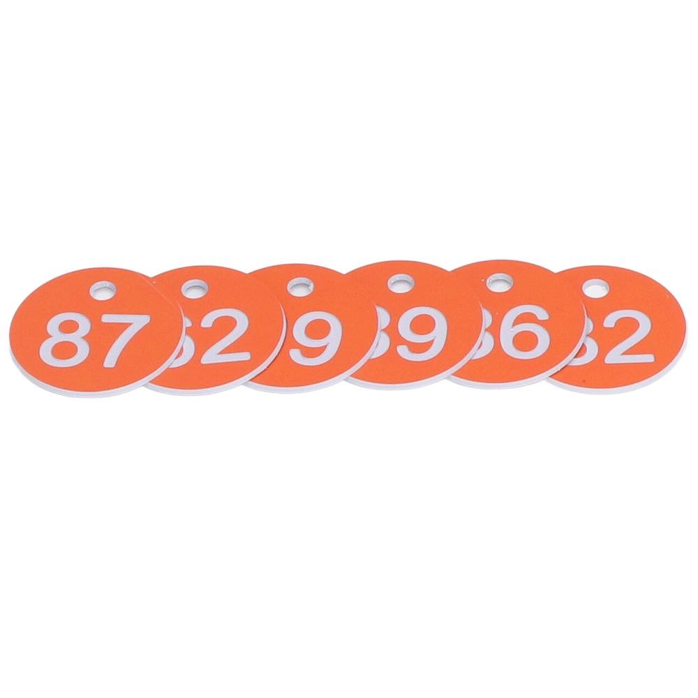 50Pcs Numbered 51-100 Numbered Labels Round Shape Animal Husbandry Tags  Beekeeping