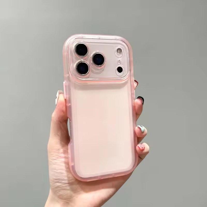 Transparent Silicone TPU Phone Case for IPhone 17 Air 16 15 14 13 12 Pro Max Soft Airbag Shock Bumper