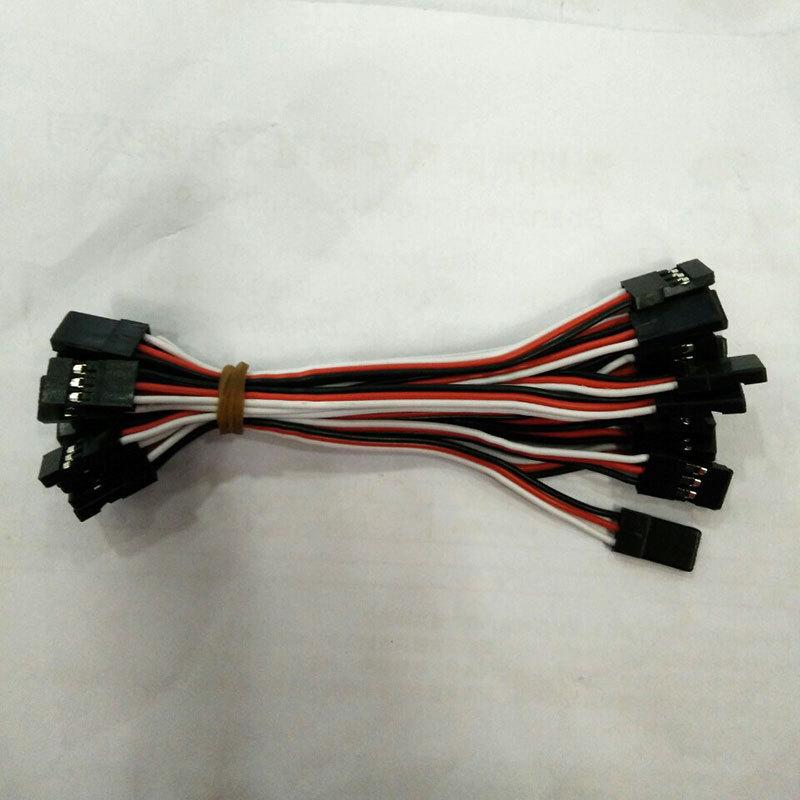 100mm 30-Core RC Model Extension Cable: JR Male-to-Male Servo Connector for FUTABA Steering Gear