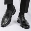 Retro Gentleman Luxury Designer New Pointed Brogue Oxford Shoes For Men Wedding Dress Homecoming Formal Wedding Footwear