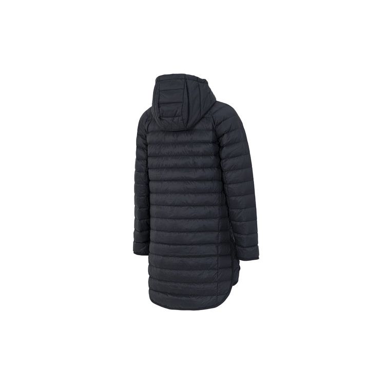 Under Armour Parka Down 2.0 s potlačou loga v jednofarebnom prevedení, Ležérna teplá páperová bunda s kapucňou pre ženy, Vonkajšie oblečenie, Čierna 1372649-001