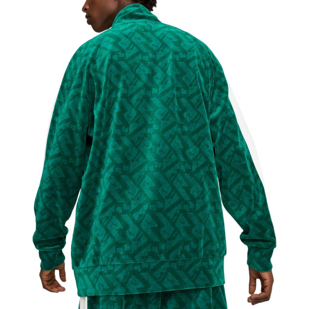 Puma X Squid Game Collaboration Comfortable Versatile Fashion Long Sleeve Jacket Men Jacket Green 627428-86