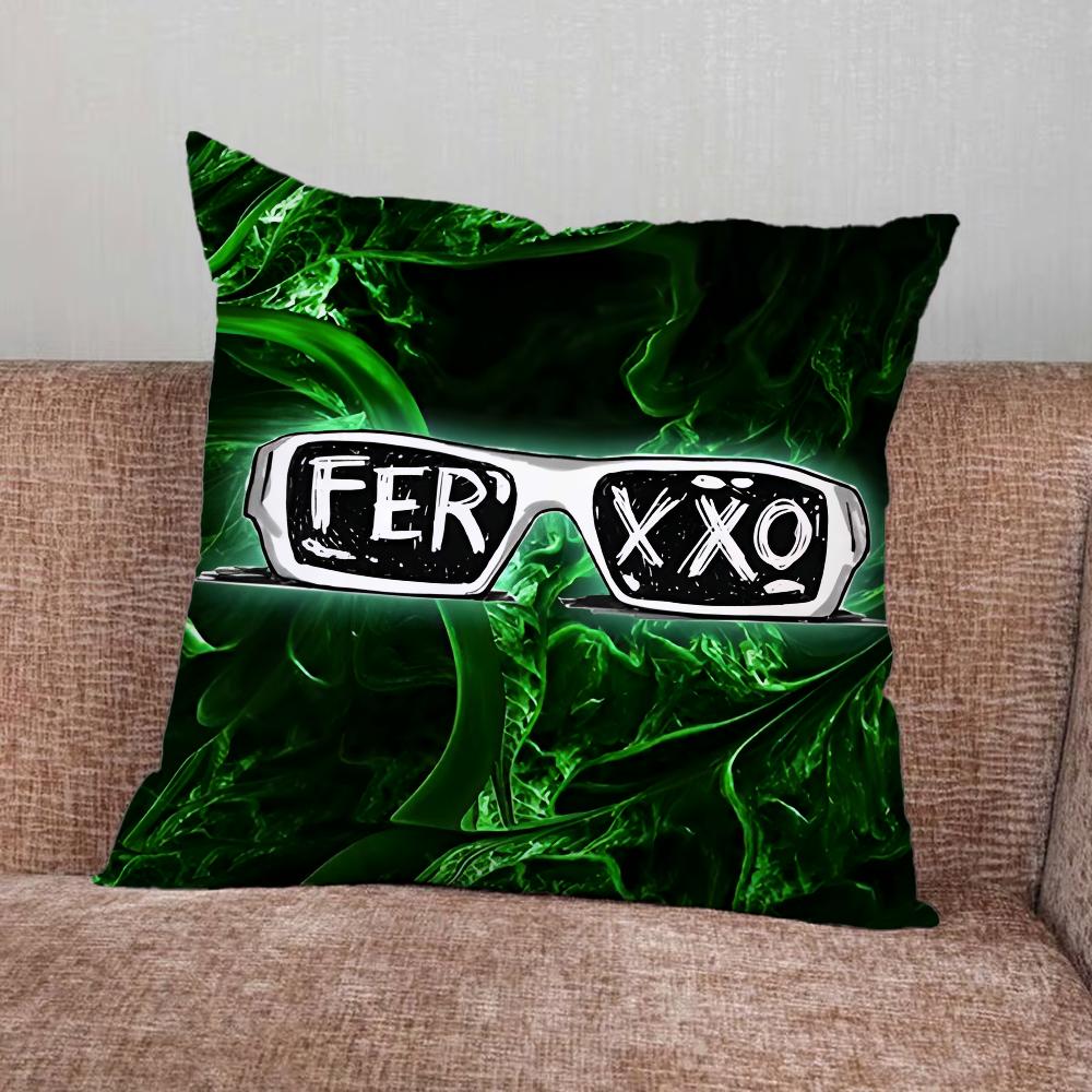 Singer F-Feid Ferxxo Sixdo Pillow Case For Home Bedroom Car Office Decoration Living Room Sofa Cushion Cover Suitable