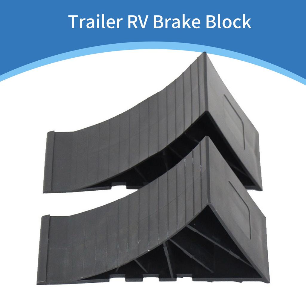 Skid Resist Tire Support Pad Wheel Stopper Control Wheel Tire Chock Stop Block Truck Tire Chock Stop Block with Holder