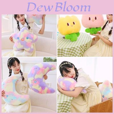 Cute Plush Moon And Star Sleeping Pillow For Girls