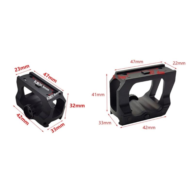 Aluminum Alloy Mount for T2 Sight Easy Installation Adjustable Mount for Micro Dot Sight Quick Detach Dropshipping