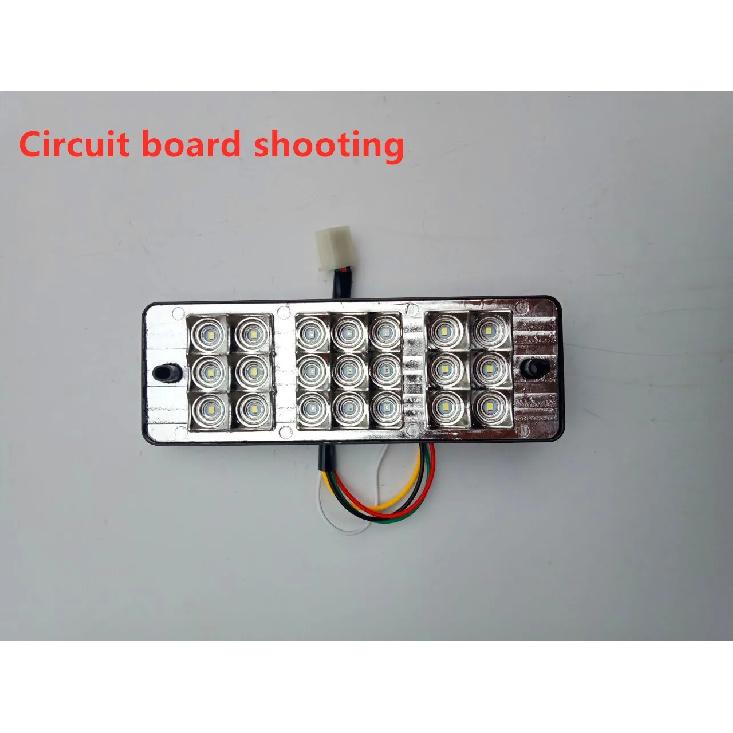 1/2PC 12-72V Car LED Tail Light Kits 12V 24V Rear Turn Signal Lamp For RV Camper Trailer Truck Stop Light Boat Lighting