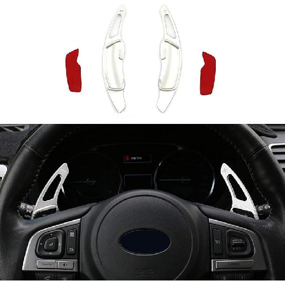 Aluminum Alloy Paddle Shift Steering Wheel Shifter Extension for Subaru Impreza WRX Legacy XV Crosstrek Forester Legacy WRX Ascent BRZ Scion FR-S