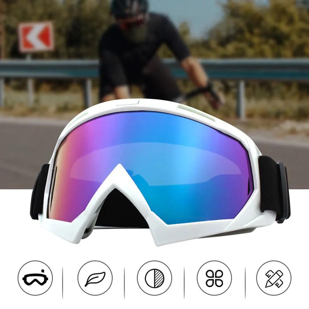 Cycling Sunglasses Anti-Fog Protective Goggles UV Protection Skiing Goggles for Winter Outdoor Sports Motorcycle Glasses