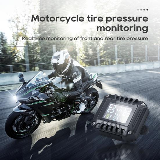 

Прочный TPMS Отлично с датчиками 2 Внешний мотоцикл Солнечная батарея для мопеда Высокая точность