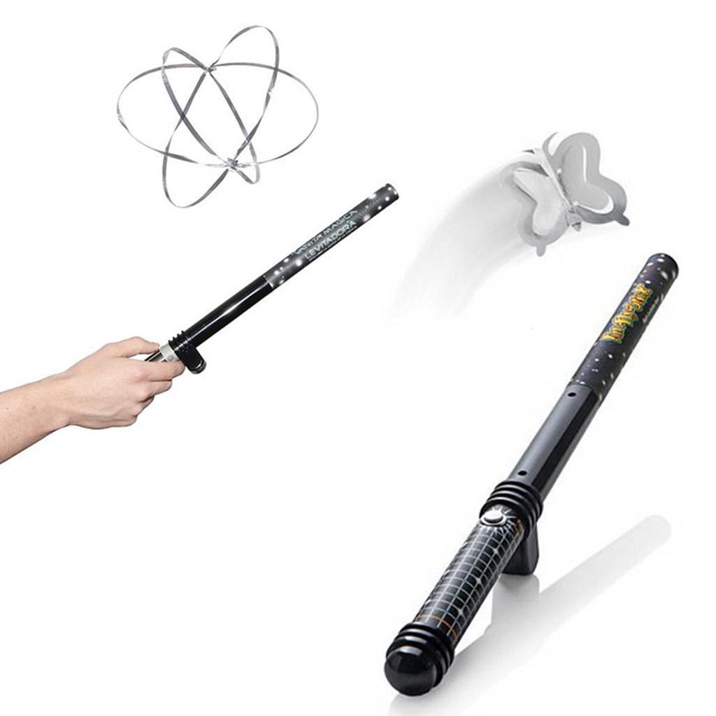 Fun Fly Stick Magic Levitation Wand Science Kit With 10 Flying Shapes - Static Electricity Toy