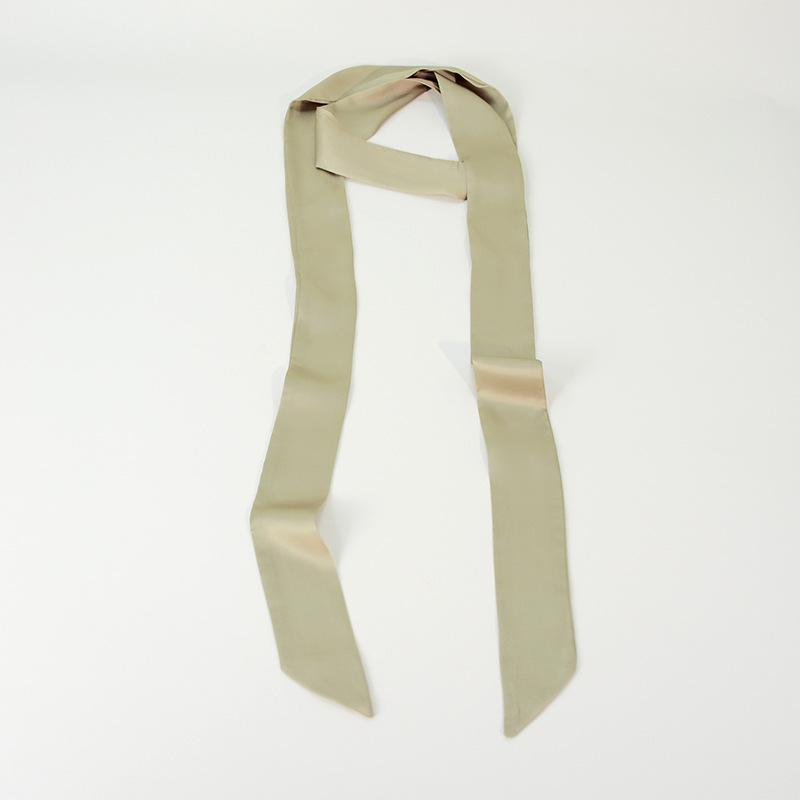 Elegante Sciarpa in Seta Raso 200cm: Accessorio Sottile, Lungo e Stretto da Donna per Capelli, Collo, Borsa o Cintura