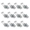 Set Of 12 RustProof Metal Undermount Sink Fasteners For Preventing Basins Dropping In Wet Areas