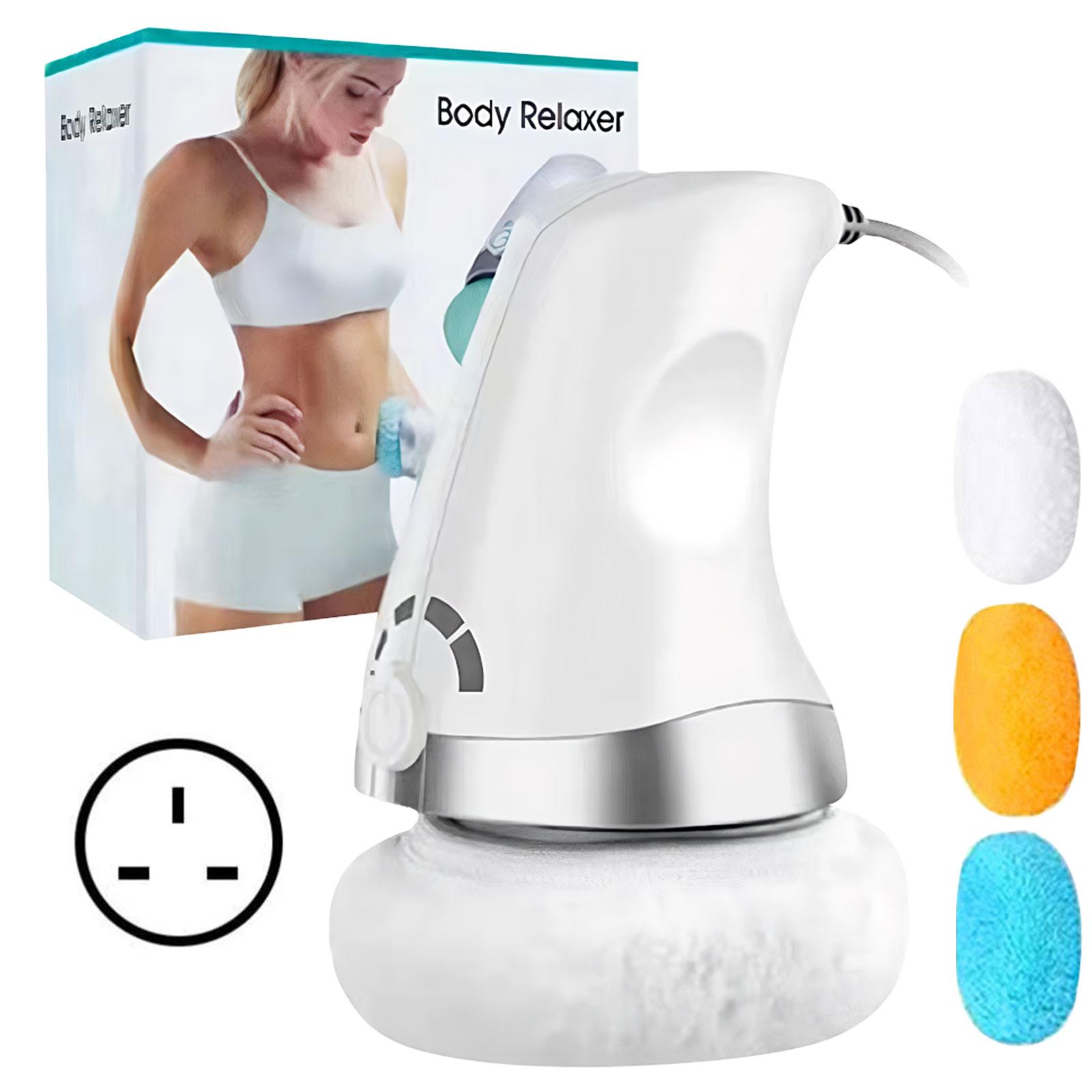 Handheld Anti Cellulite Massager with 3 Reusable Pads Electric Body Massager Machine for Belly Waist Neck Buttocks Legs