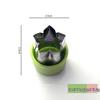 Stainless Steel Farfalle, Vegetable, Fruit, and Sausage Cutter & Cookie Wonton Stamp for Baby Food