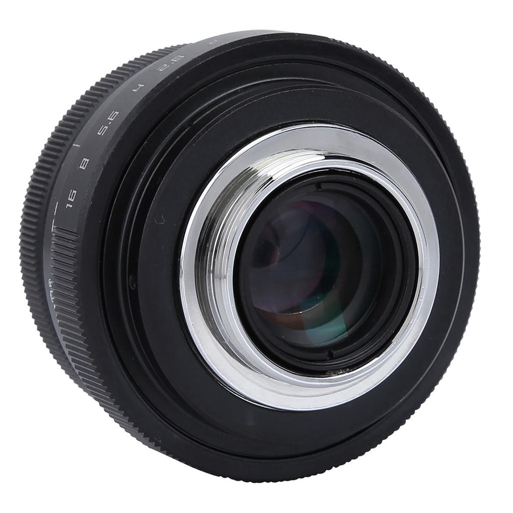 25mm F1.8 Mini CCTV C Mount Wide Angle Lens for Nikon Mirrorless Camera (black)