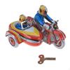 Uhrwerk Spielzeugmotorrad mit Beiwagen