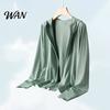 Sleeve Sun Protection Hoodie Jacket Hooded Long 360-Degree Anti-UV Coat Lightweight Breathable Mesh Fabric Outdoor Summer Clothing