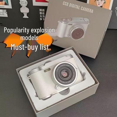 Zhao Lusi 9600W Pixel Dual Lens Cute Retro Digital Camera with Mobile Upload Capability for Students