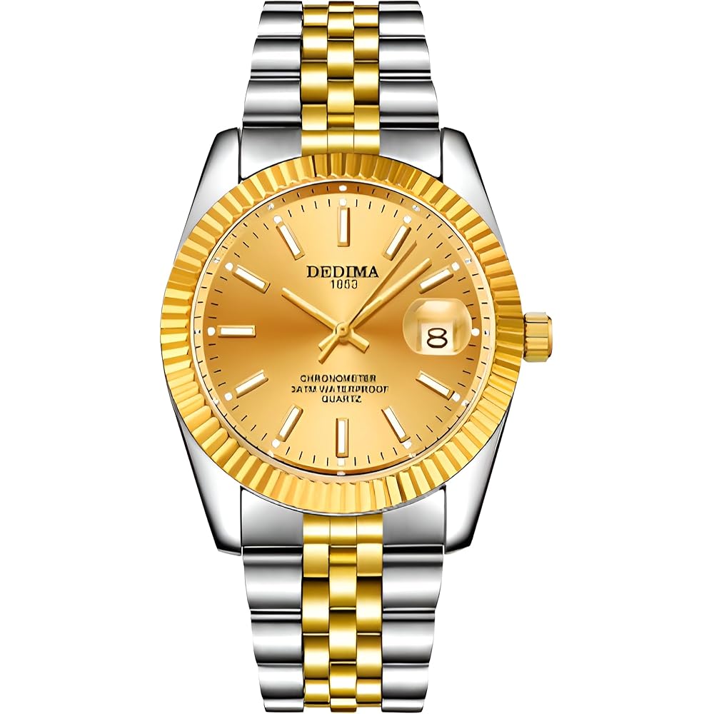 Aishaba Men s Automatic Watch 38mm Waterproof Luminous Classic Design Analog Fashion Business Quartz Watch