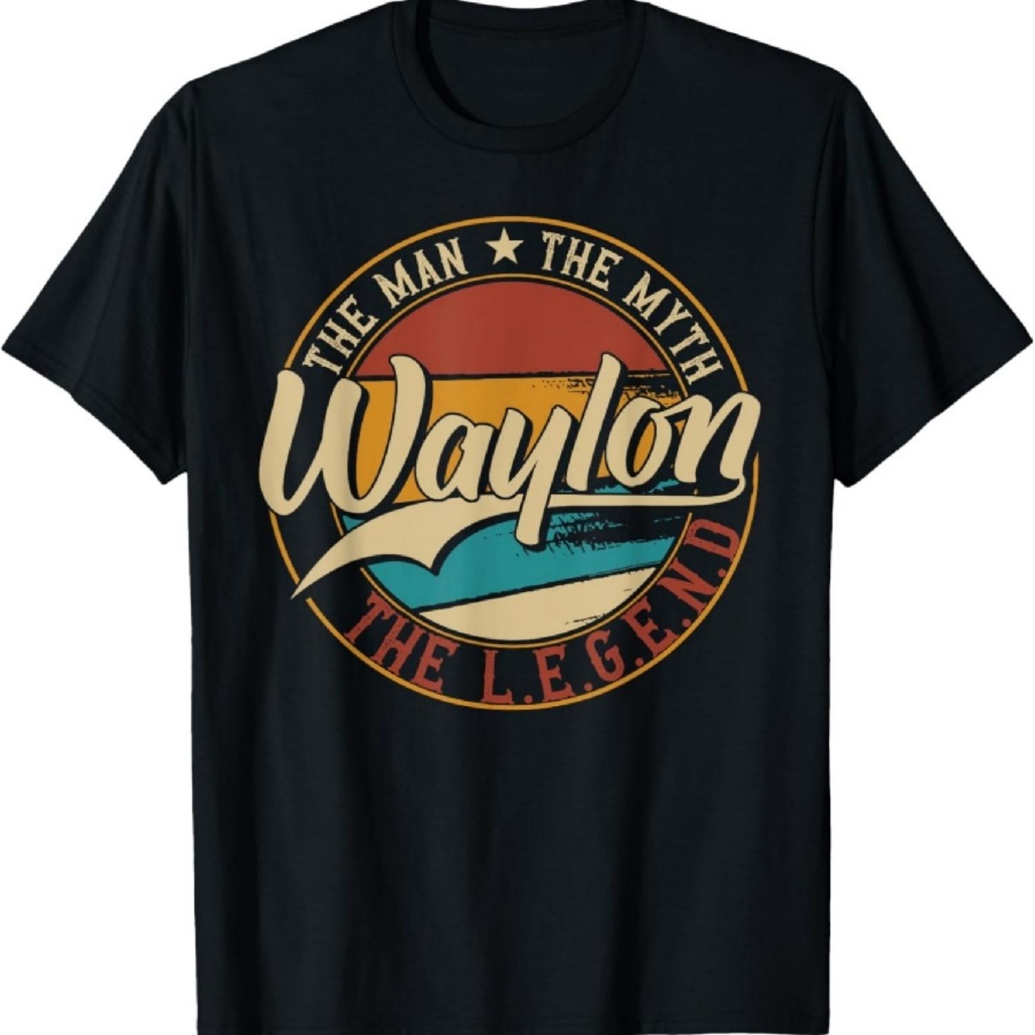 Waylon The man the myth the legend T-Shirt XXXXXL чёрный