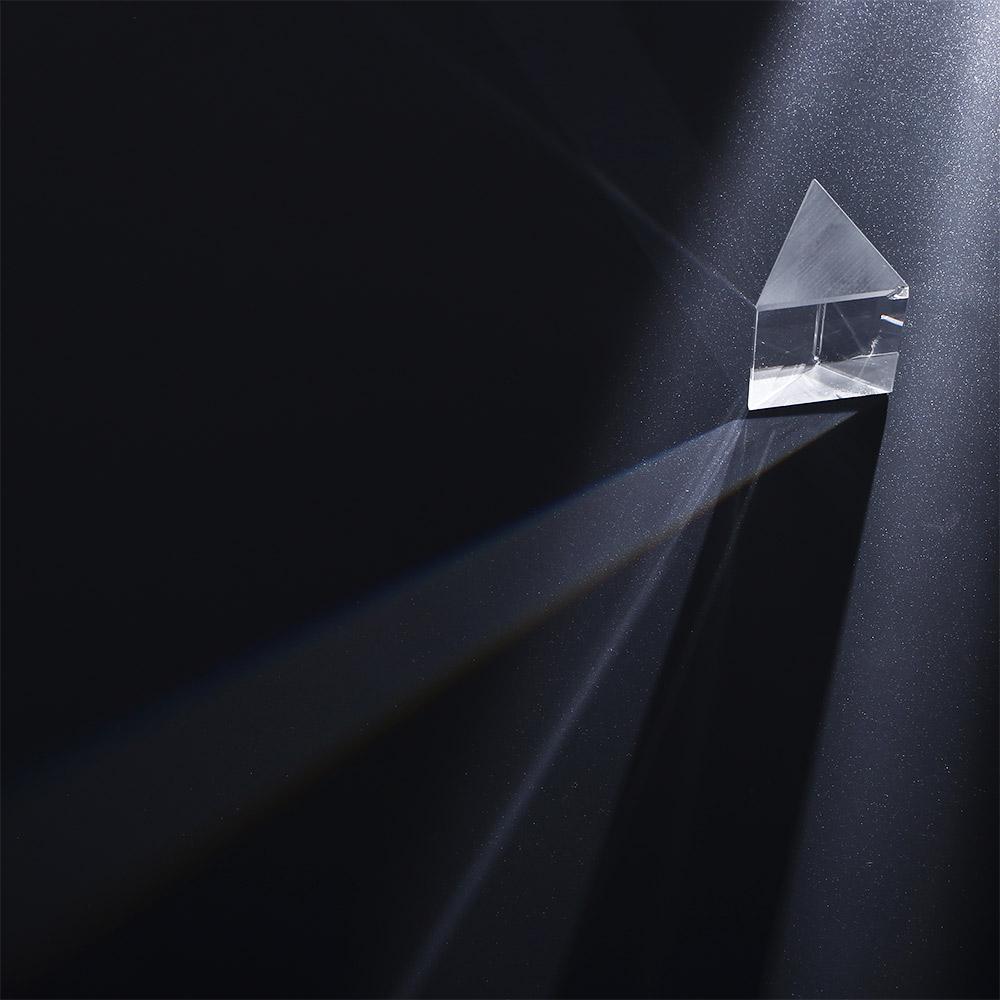 Triangular Prism Glass Reflecting Physics Stem Science Toys Triangular Color Prism Rainbow Prisma