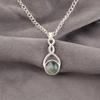 Moss Agate Gemstone Jewelry, 925 Solid Sterling Silver Pendant Jewelry, Handmade Artisan Jewelry For Wedding Gift