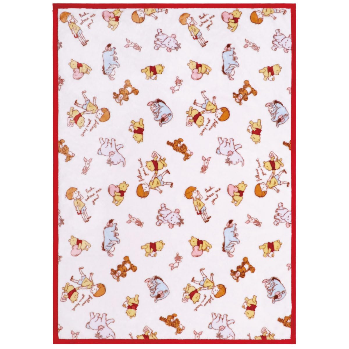 

Плед-дуду Fluffy Baby Blanket, 100x140см, Disney Pooh & Friends New Meyer, Теплый материал, NZ1923-A
