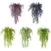 Hanging Artificial Flower UV Resistant Fake Flower Wedding Party Indoor Outdoor Garden Wall Hanging Faux Plants Decoration