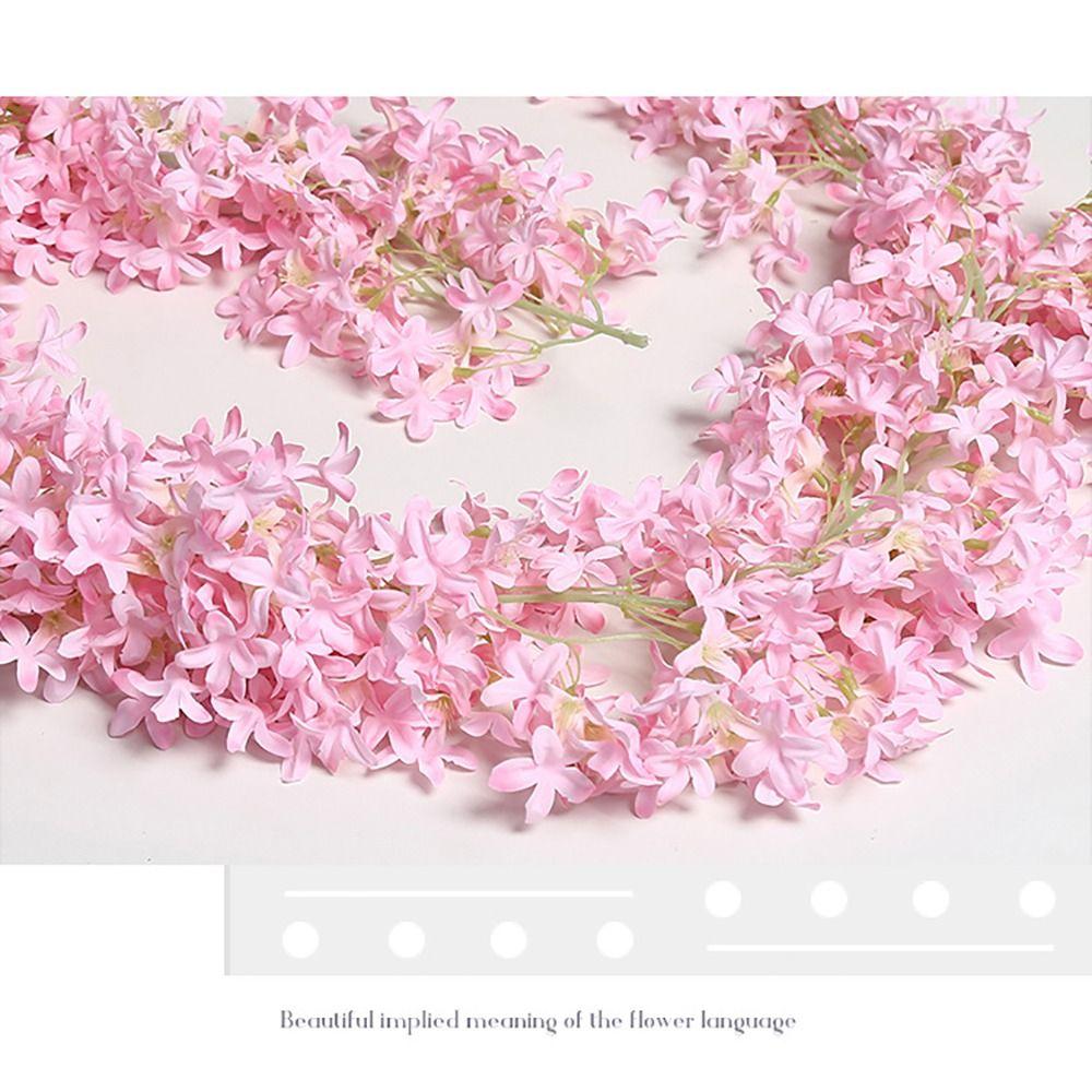 Foto Requisiten Flieder Künstliche Blume Mehrfarbige Simulationsblumenranke Gartenornament