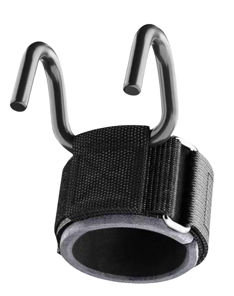 Pull-Up Assist & Lumbar Stretch Support Hook - Anti-Slip Wrist Aid for Deadlift & Fitness