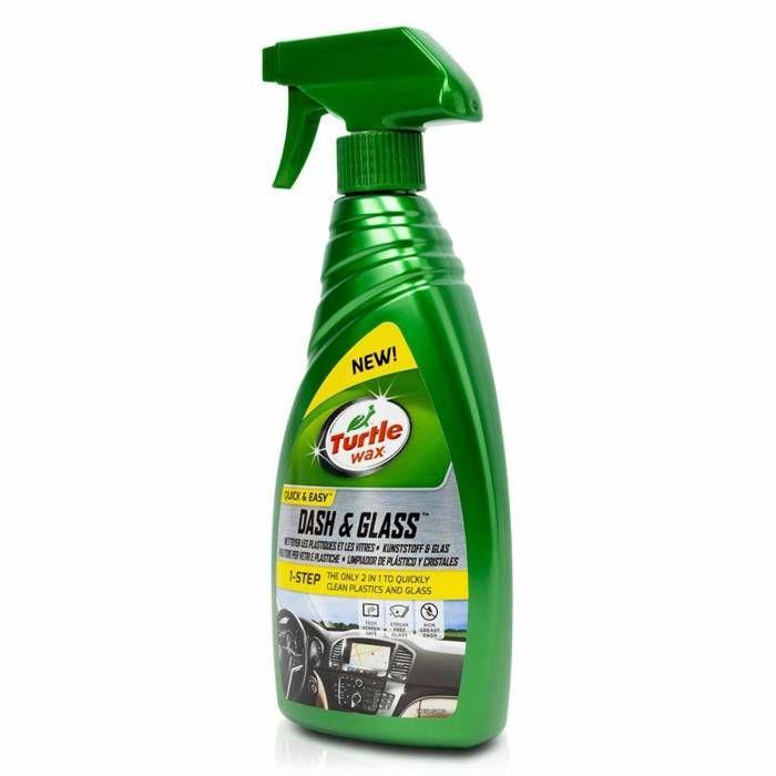 Turtle Wax Dash & Glass Nettoyant Pour Vitres De Voiture Smear Free Dust Free Dash 500ml