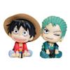 Anime One Piece Luffy Zoro Cartoon Figure Model Kawaii Desktop Decoration Children Toys Gifts PVC s Kid Friendly Entertaining Fun Play Safe