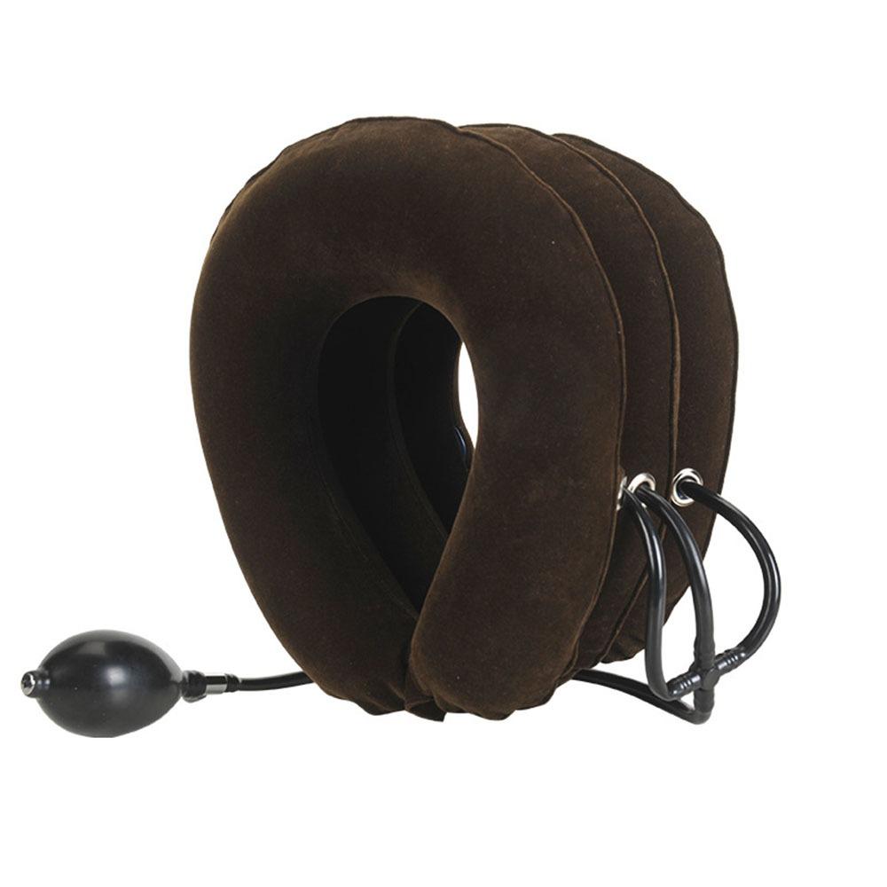Foldable Cervical Traction Device Adjustable Neck Traction Pillow  Posture Correct