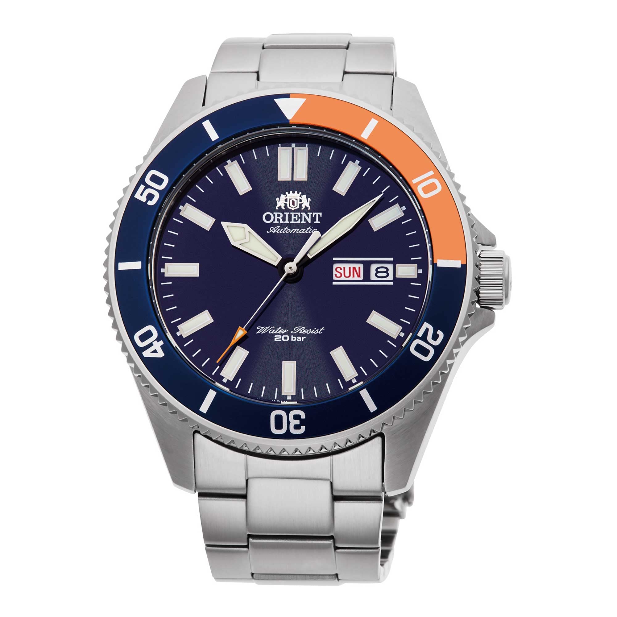 

[Orient] ORIENT Watch SPORTS Automatic Winding (Hand Winding Included) Diver Design Navy Dial Screw Crown RA-AA0913L19B Men s