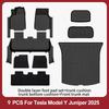 Tappetini per Tesla Model Y Juniper 2025-2026 Premium/Performance Rivestimento Pavimento in TPE & Accessori Copri Soglia Porta Completo